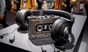 A Retro Revival: My Favorite Music Experience at CES 2025 with a Bluetooth Cassette Player and Headphones
