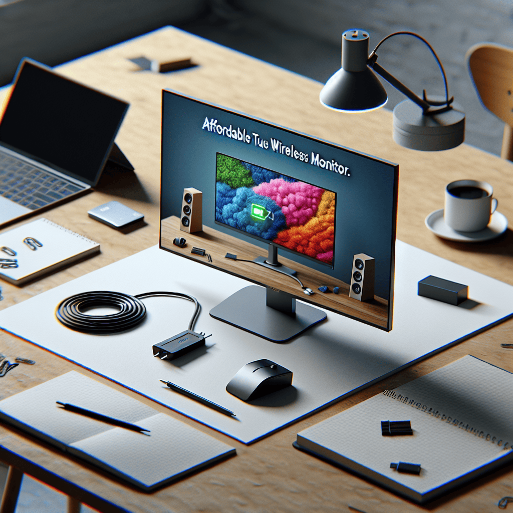 Affordable True Wireless Monitor with Battery Now Available
