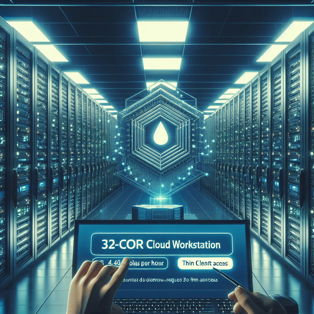 Amazon Offers 32-Core Cloud Workstation Rental for $4.40/Hour, Requires Thin Client Access
