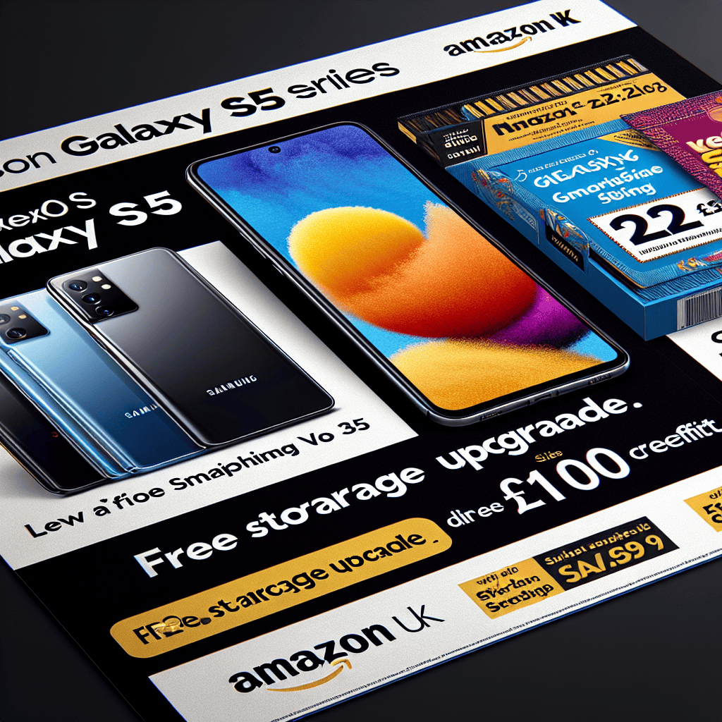 Amazon UK Offers Galaxy S25 Series: Free Storage Upgrade, £100 Off, and £100 Credit