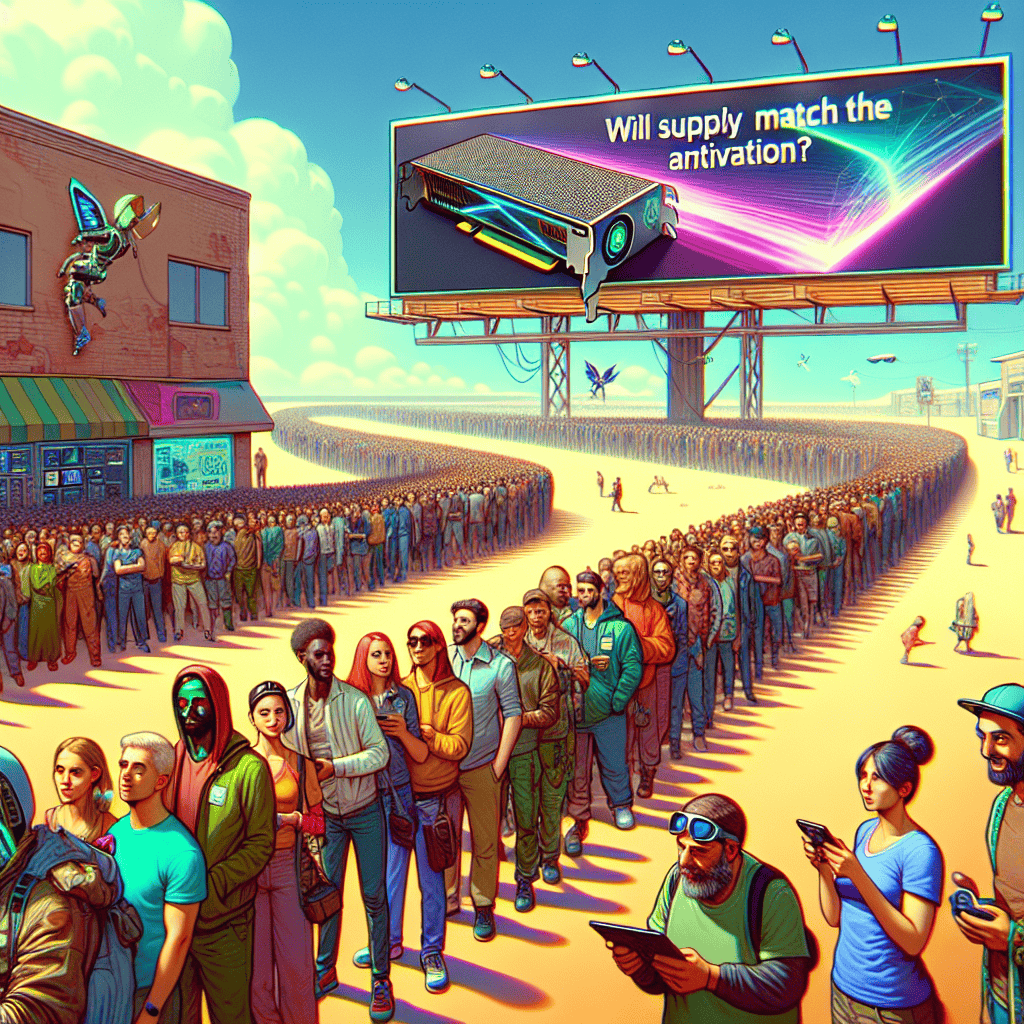 Anticipation Builds as Gamers Queue for Nvidia RTX 5090 - Will Stock Meet Demand?