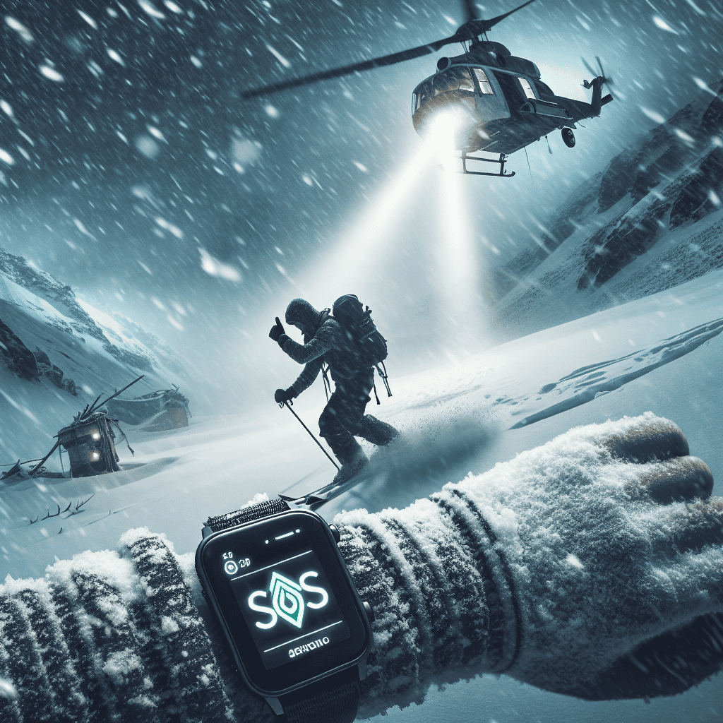 Apple Watch SOS Saves Stranded Skier: Incredible Rescue Caught on Video
