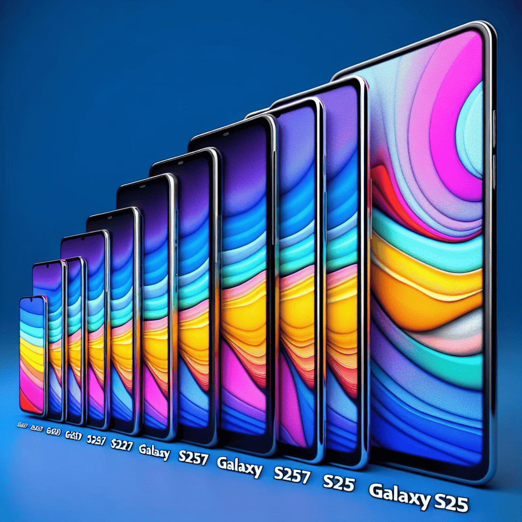 Comparing the Slimness of the Samsung Galaxy S25 to Its Family Members
