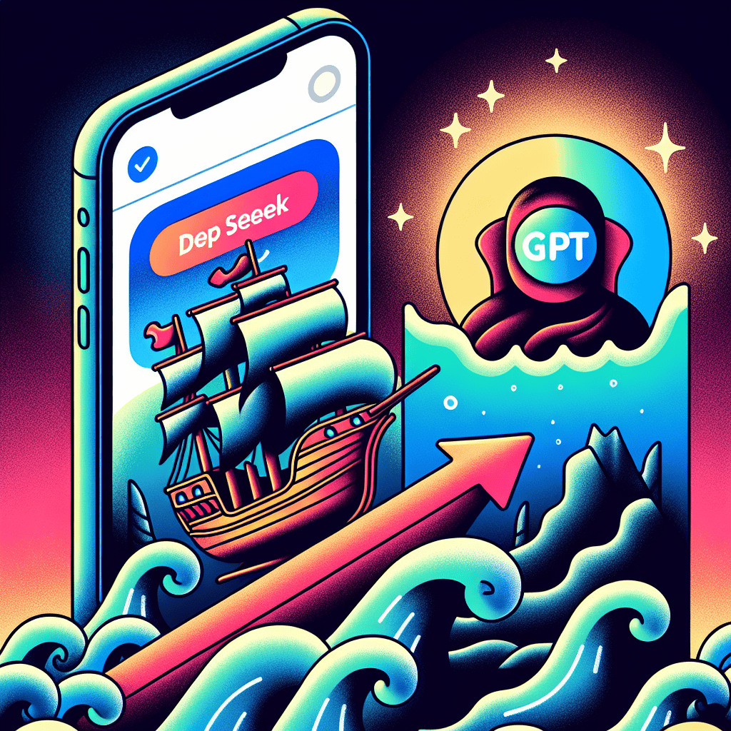 DeepSeek Surges to App Store Pinnacle, Outshining ChatGPT