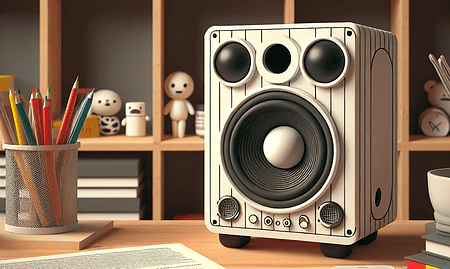 Discover the Quirky Kanto UKI: A Unique Small Speaker for Your Desktop or Bookshelf