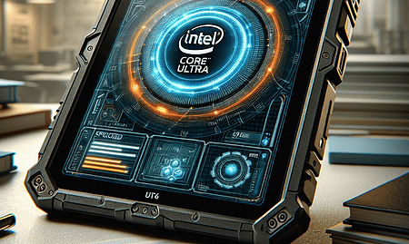 Discover the Rugged UT6: A Touchscreen Tablet with an Impressive Intel Core Ultra CPU!
