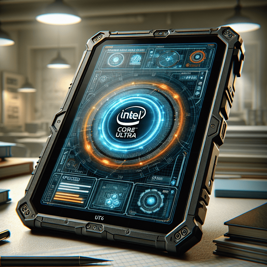 Discover the Rugged UT6: A Touchscreen Tablet with an Impressive Intel Core Ultra CPU!
