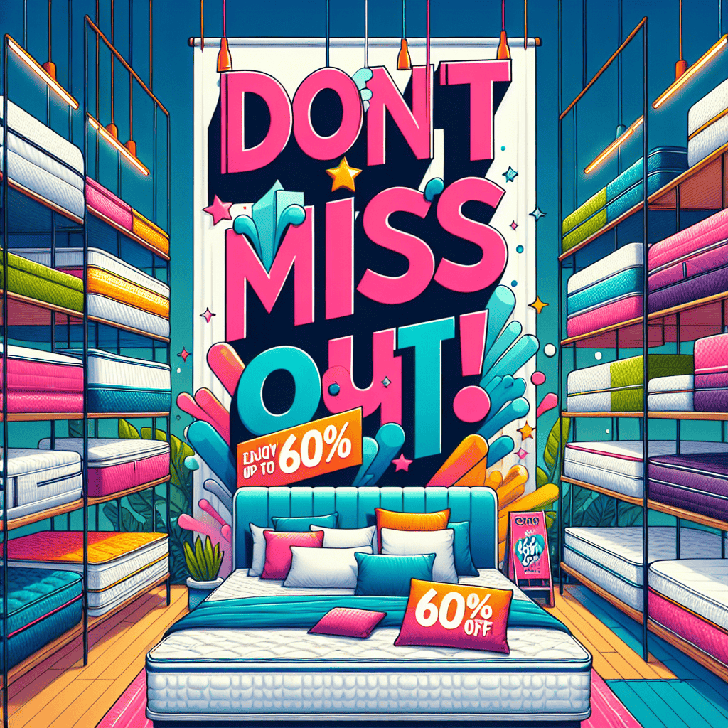 Don't Miss Out: Enjoy Up to 60% Off at Mattress Firm!