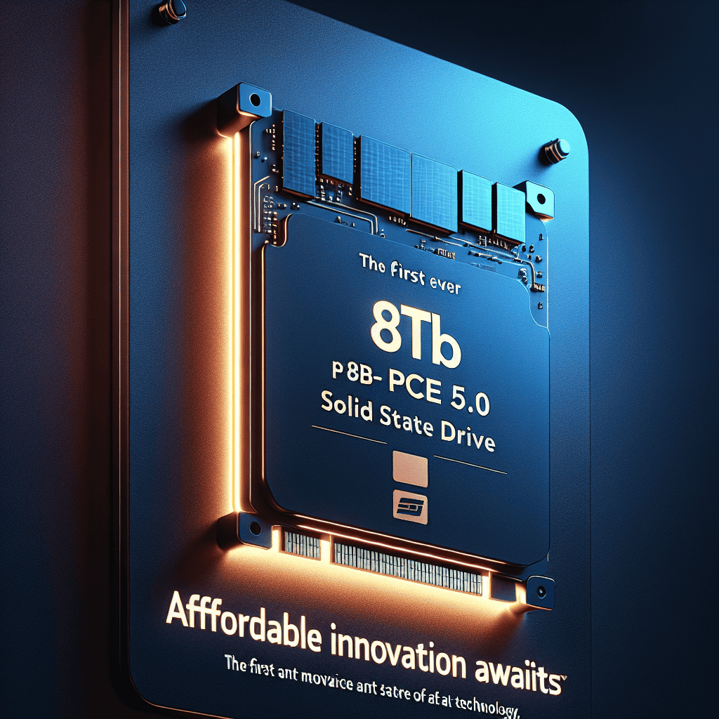 Excited to Try Out the First 8TB PCIe 5.0 SSD—Affordable Innovation Awaits!