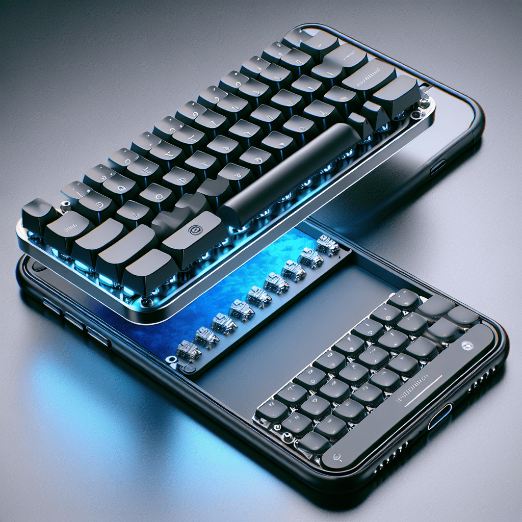 Exciting Prototype: Smartphone Case with Integrated Mechanical Keyboard