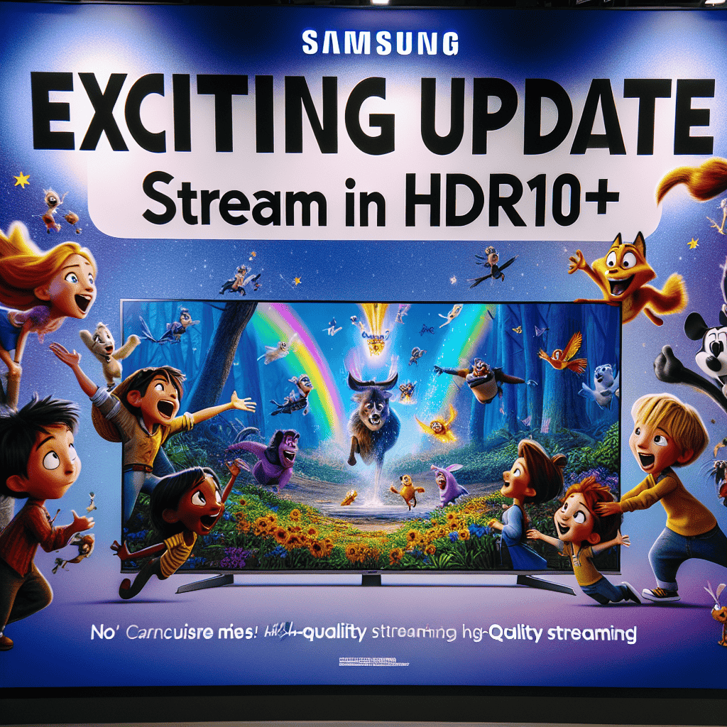 Exciting Update for Samsung TV Owners: Disney Plus to Stream in HDR10+!