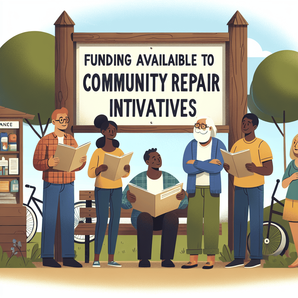 Funding Available for Community Repair Initiatives