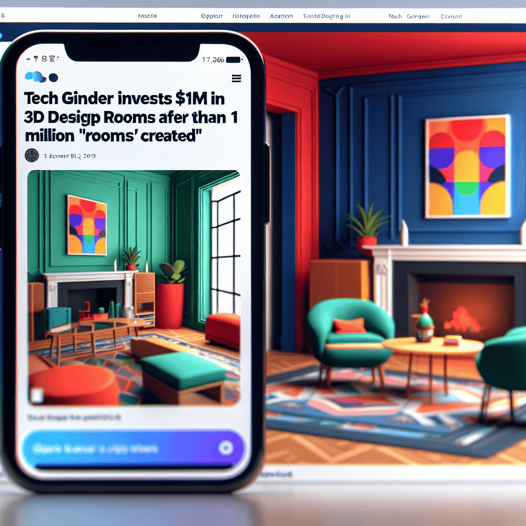 Google Invests $1M in 3D Design App Rooms Following Creation of Over 1 Million 'Rooms'