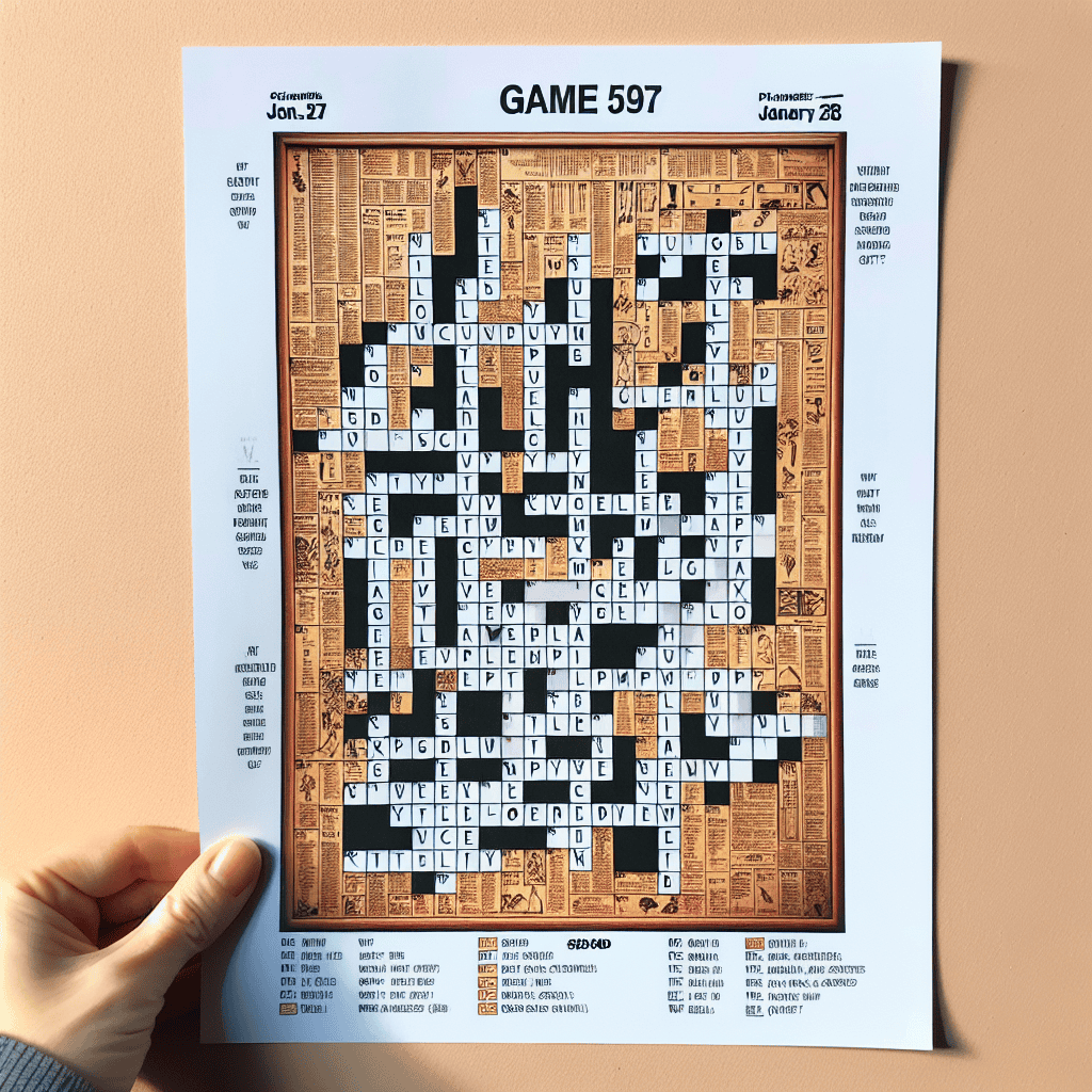 Hints and Solutions for NYT Connections - January 28 (Game 597)