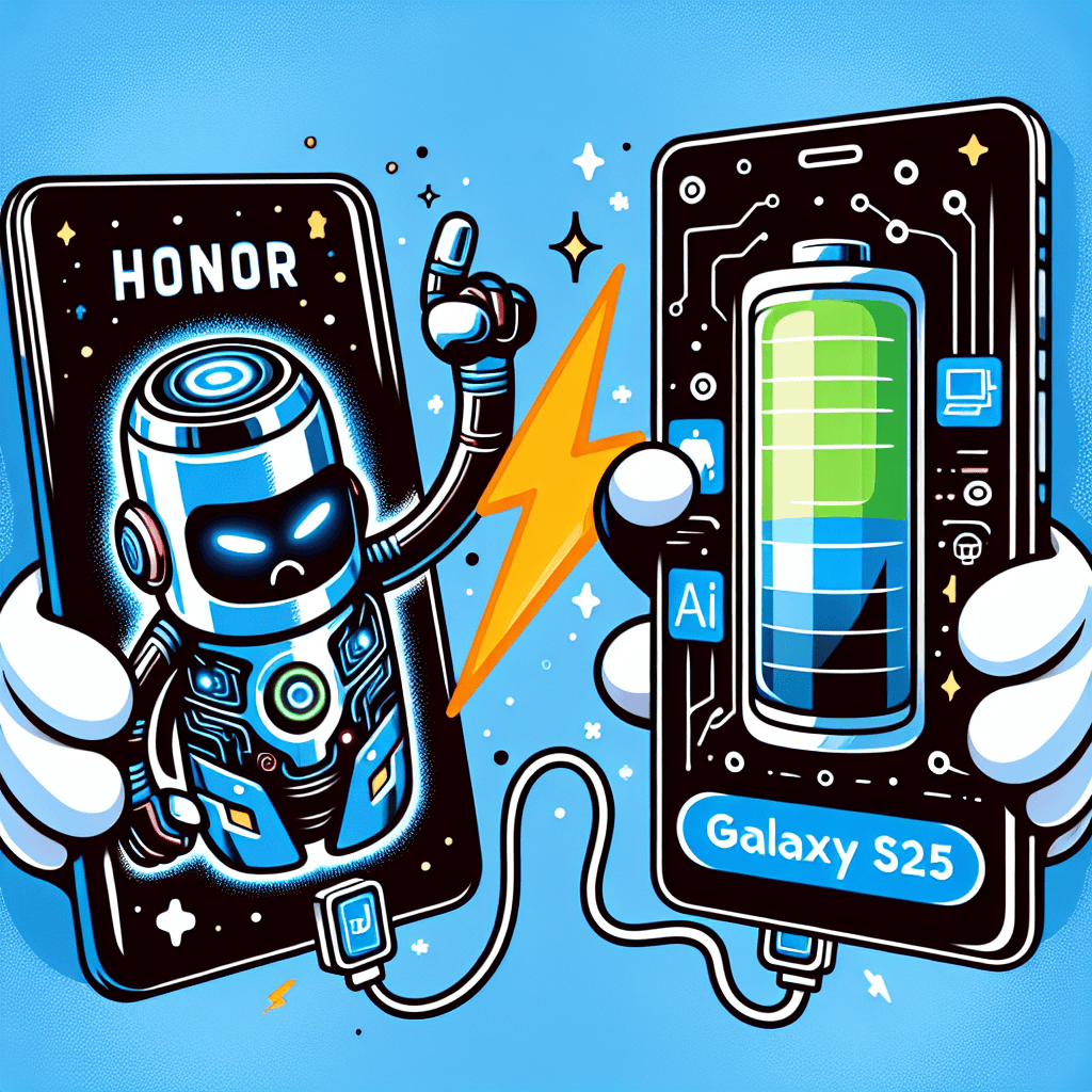 Honor Playfully Prods Galaxy S25 on Slow Charging and AI Capabilities