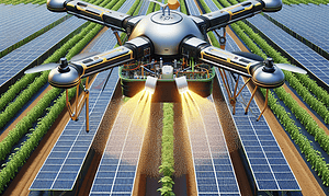 Hylio Unveils Innovative Drone for Solar Panel Cleaning and Weed Management
