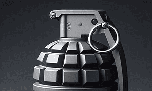 Is it a water bottle? a pepper spray? a battery charger? No, it's a portable SSD designed like a hand grenade, courtesy of Lenovo