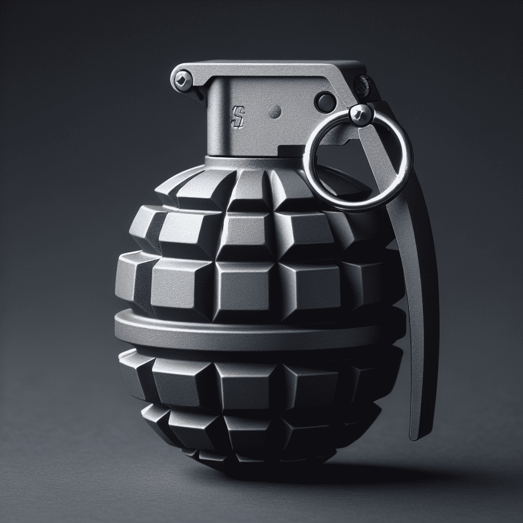 Is it a water bottle? a pepper spray? a battery charger? No, it's a portable SSD designed like a hand grenade, courtesy of Lenovo