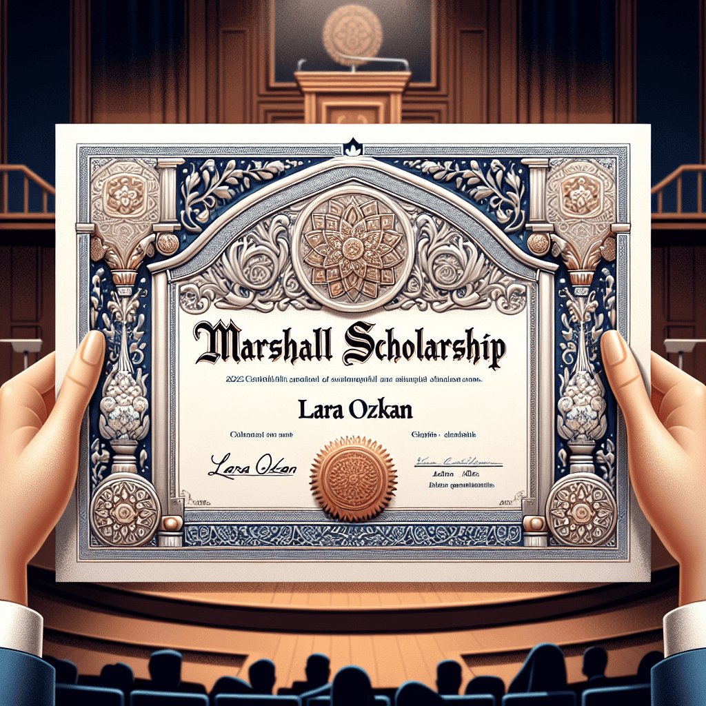 Lara Ozkan Awarded 2025 Marshall Scholarship