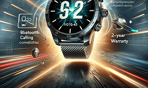 Lava Prowatch V1 Launches: IP68 Rating, Bluetooth Calling, and 2-Year Warranty