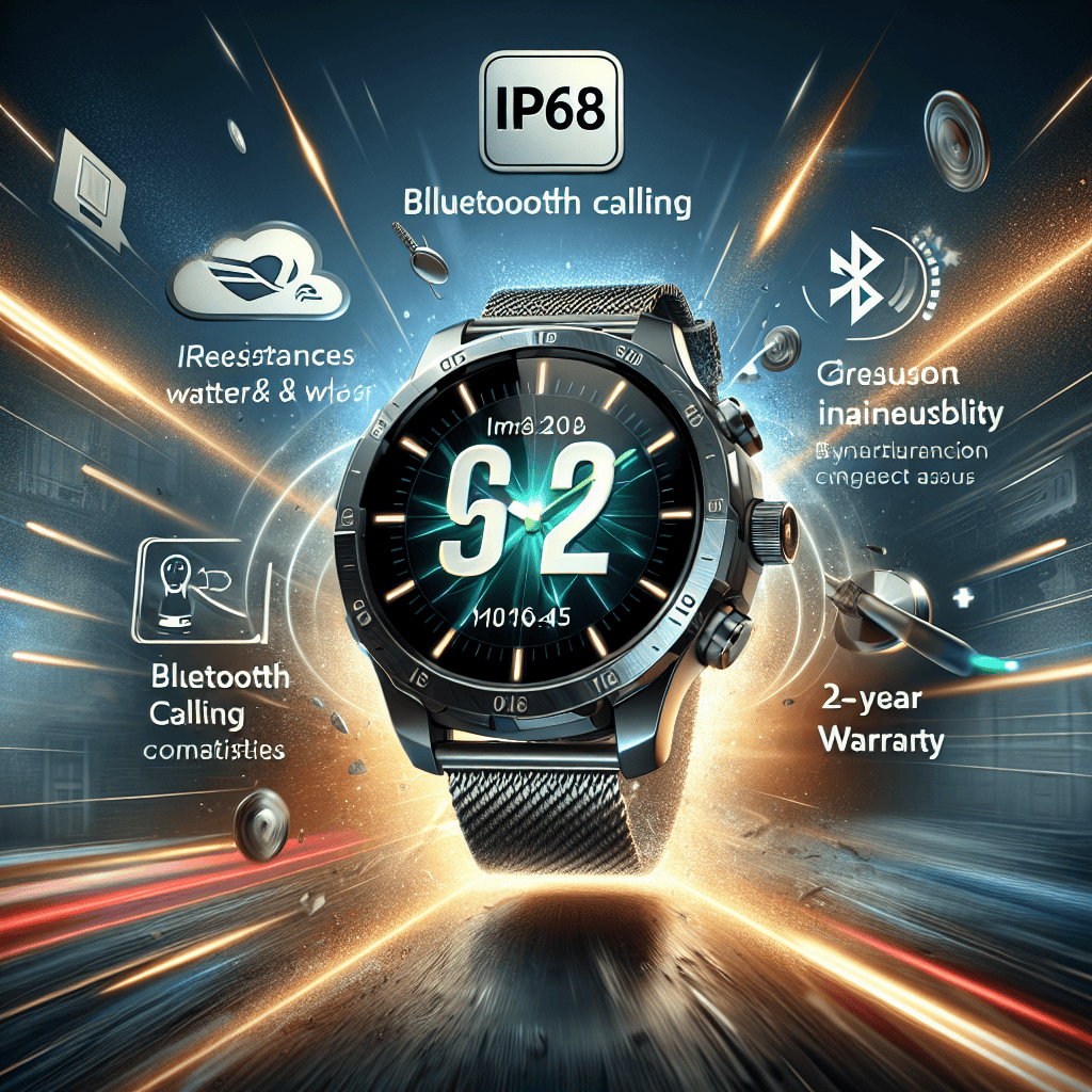 Lava Prowatch V1 Launches: IP68 Rating, Bluetooth Calling, and 2-Year Warranty
