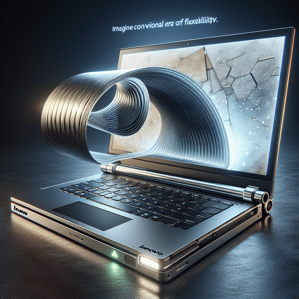 Lenovo's Innovative Spirit Shines with Its Rollable Display Laptop