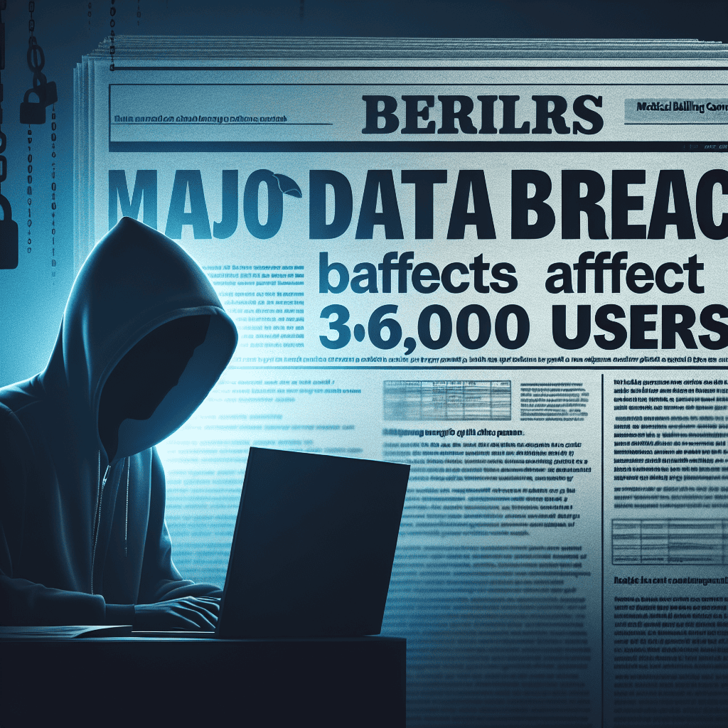 Major Data Breach Affects 360,000 Users, Reports Leading Medical Billing Company