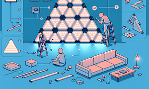 Nanoleaf's Ambilight Alternative Simplified: Installation Without Corner Brackets