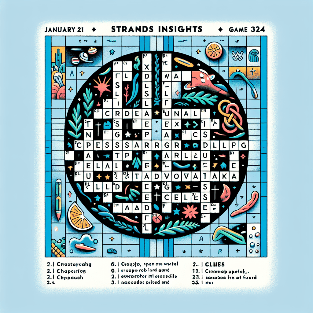 NYT Strands Insights: Hints, Answers, and Spangram for January 21 (Game 324)