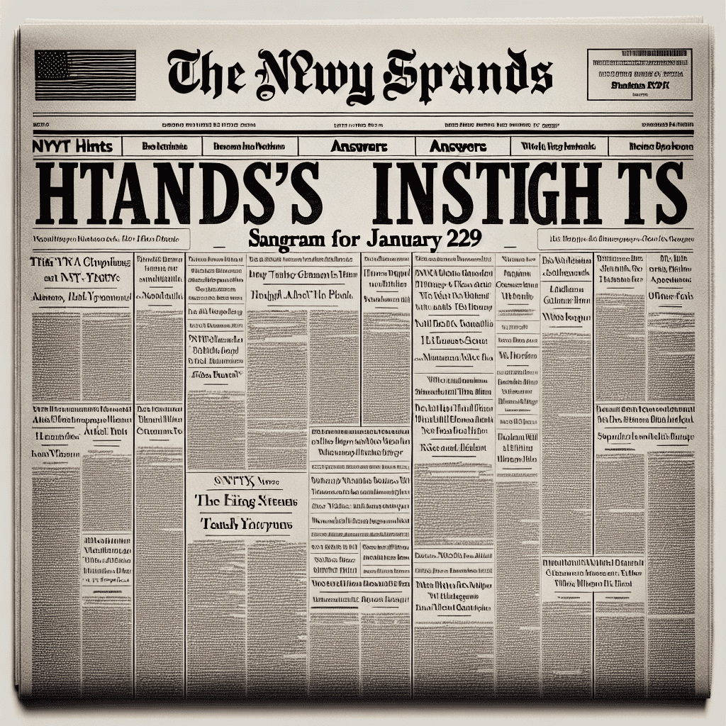 NYT Strands Insights: Hints, Answers, and Spangram for January 26 (Game 329)