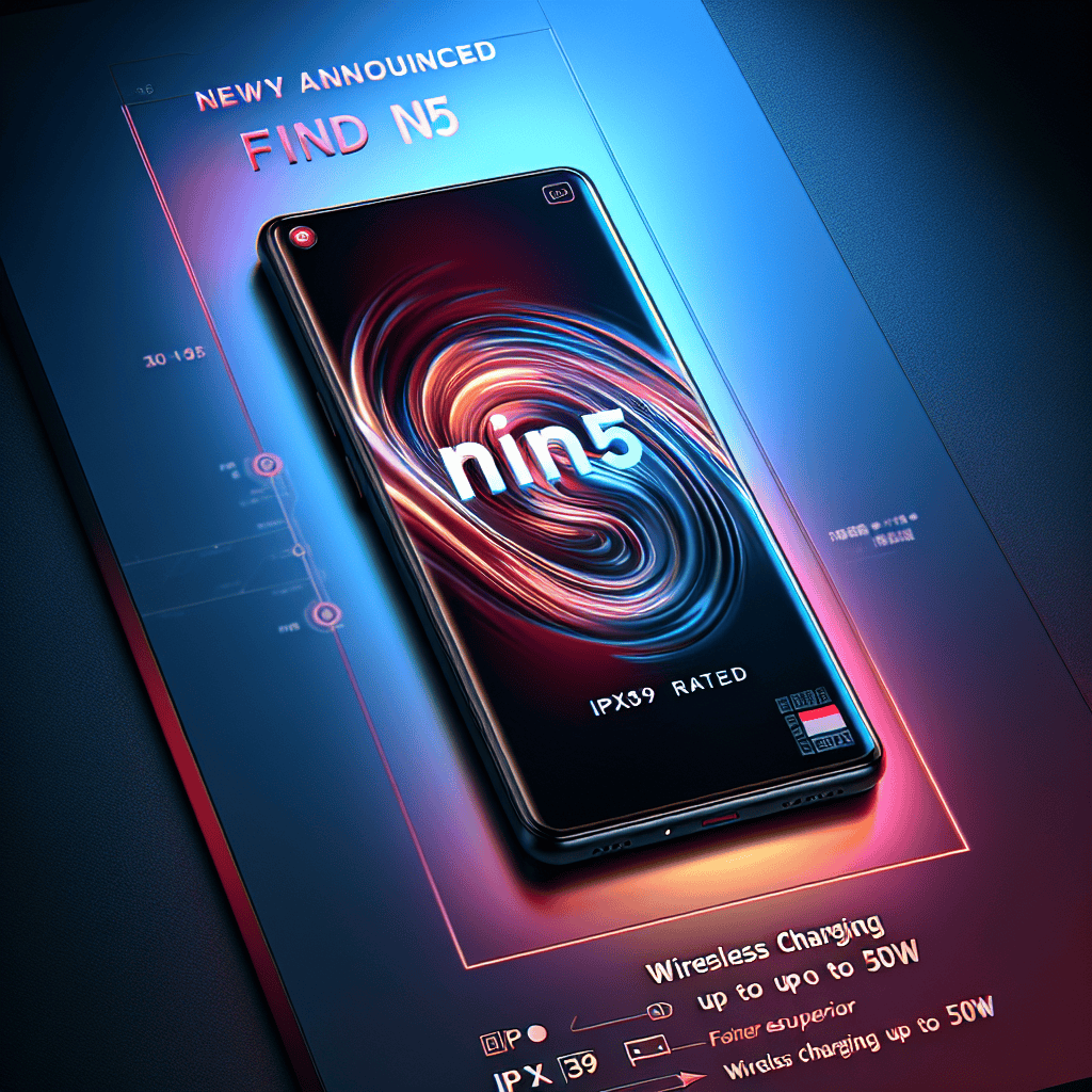 Oppo Find N5 to Feature IPX9 Rating and 50W Wireless Charging