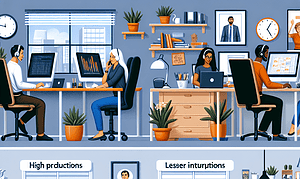 Remote Workers: Higher Productivity and Fewer Interruptions Compared to Office-Based Colleagues