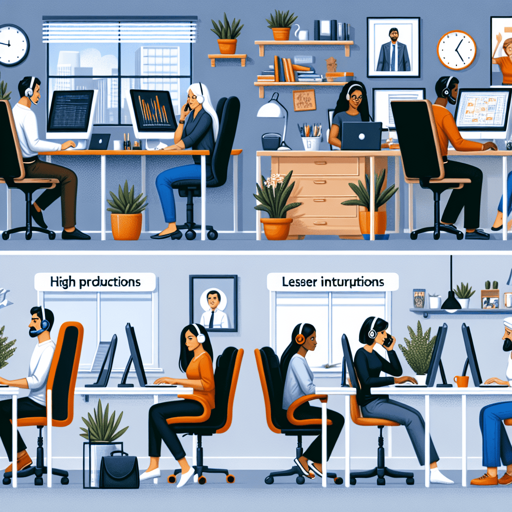 Remote Workers: Higher Productivity and Fewer Interruptions Compared to Office-Based Colleagues