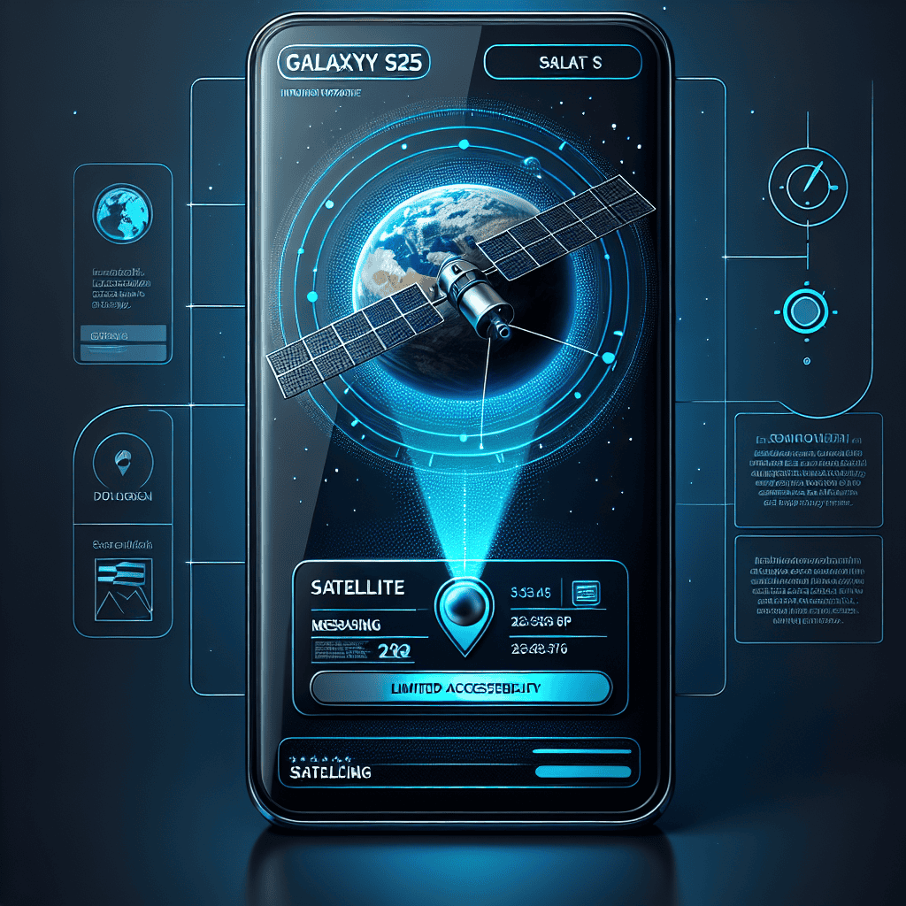 Samsung Galaxy S25 Introduces Satellite Messaging Feature, Limited Accessibility for Users