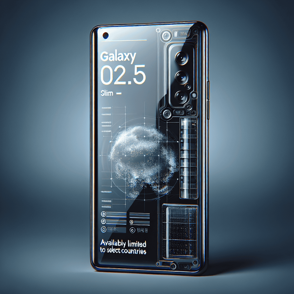 Samsung Galaxy S25 Slim: Availability Limited to Select Countries