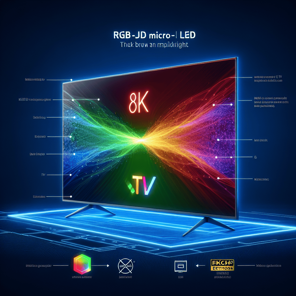 Samsung Introduces 8K TV with RGB Micro-LED Backlight at CES, Expected Release This Year