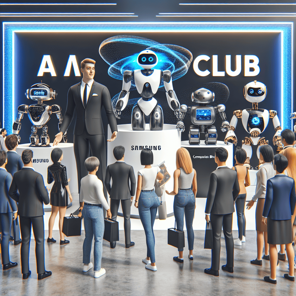 Samsung Launches AI Club for Robot Rentals