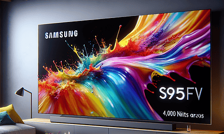 Samsung's S95F OLED TV to Achieve 4,000 Nits Brightness Across All Sizes, Including W-OLED