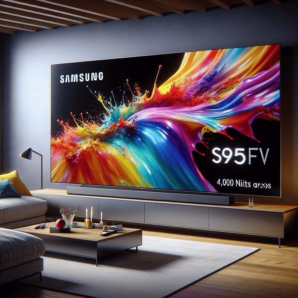 Samsung's S95F OLED TV to Achieve 4,000 Nits Brightness Across All Sizes, Including W-OLED