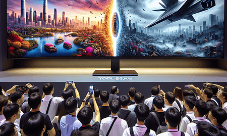 TCL 60XE: The Instant Color-to-Grayscale Switch That Stole the Show at CES