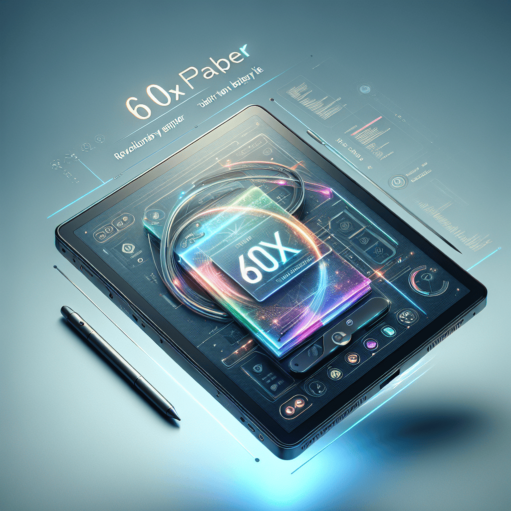 TCL's 60XE: Revolutionizing Battery Life with NXTpaper Technology