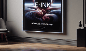 The Futuristic E Ink Poster Frame: A Stunning Addition to Wall Art, If You Can Afford It