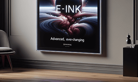 The Futuristic E Ink Poster Frame: A Stunning Addition to Wall Art, If You Can Afford It