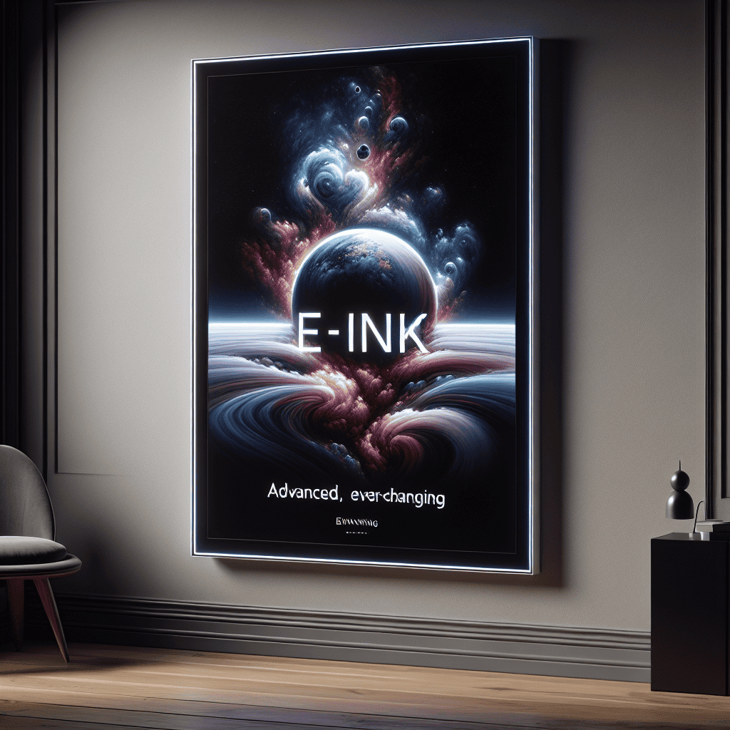 The Futuristic E Ink Poster Frame: A Stunning Addition to Wall Art, If You Can Afford It