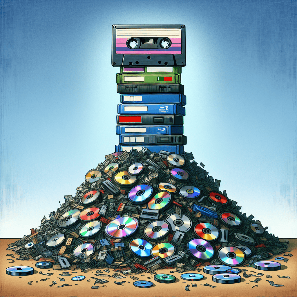 The Ironic Resurgence of Obsolete Tapes as Blu-ray Fades Away