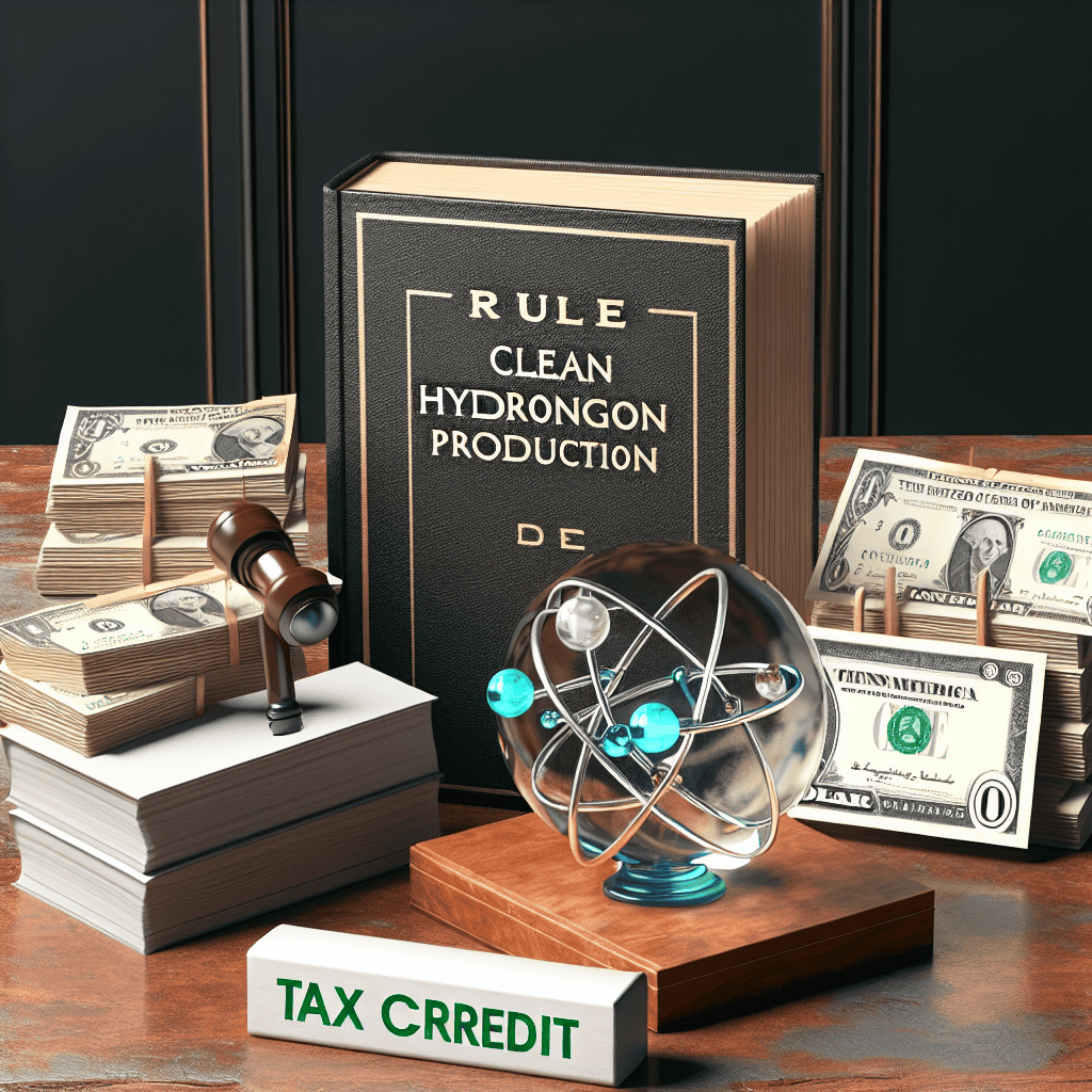 Treasury Completes Rules for Clean Hydrogen Production Tax Credit