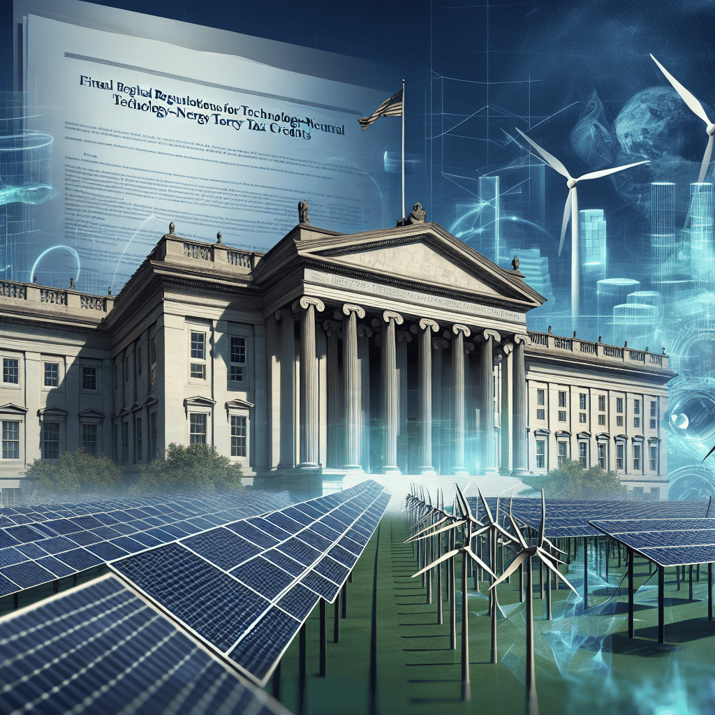 Treasury Unveils Final Regulations for Technology-Neutral Clean Energy Tax Credits