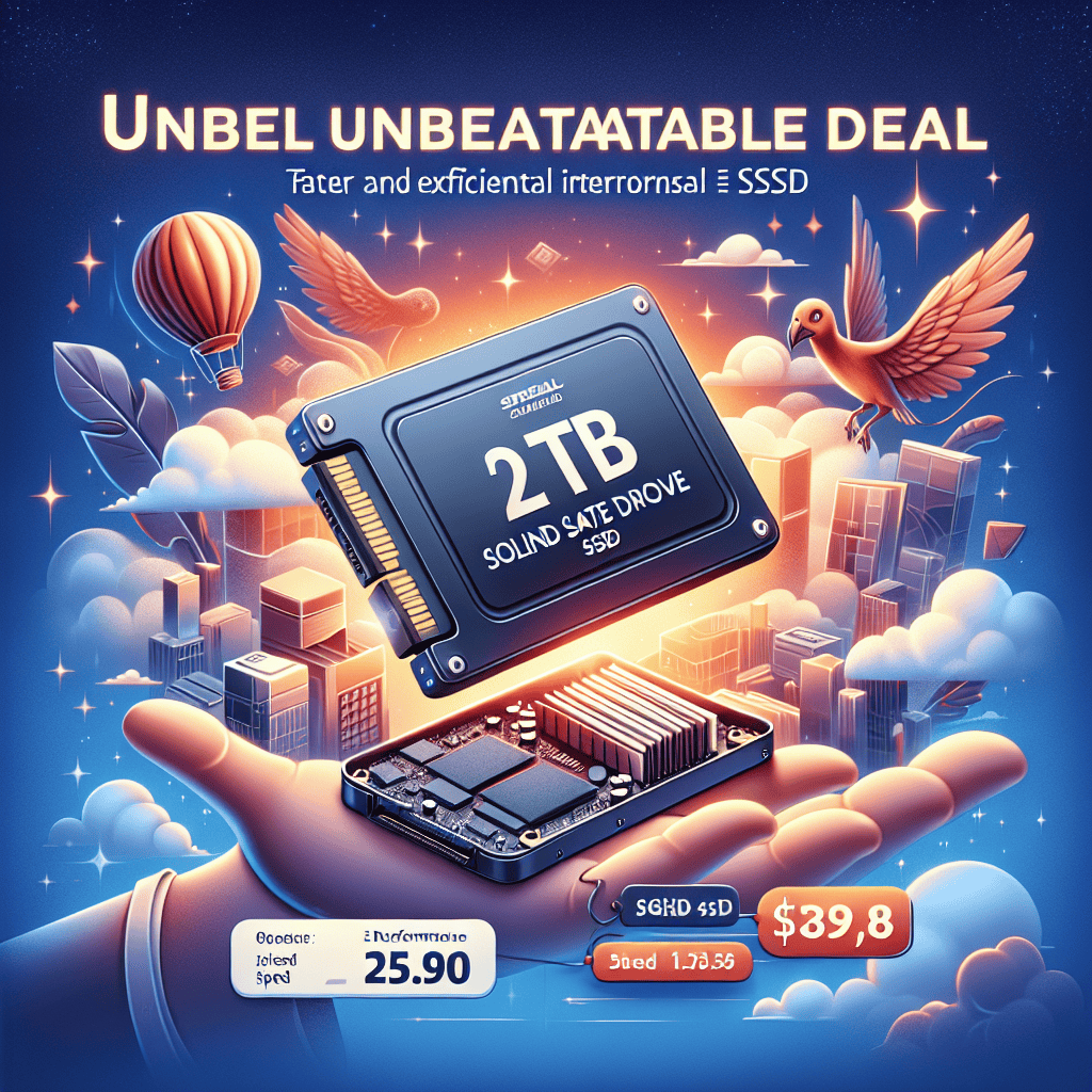 Unbeatable Deal: 2TB External SSD Offers 1GB/s Speeds at a Lower Price than Internal SSDs!
