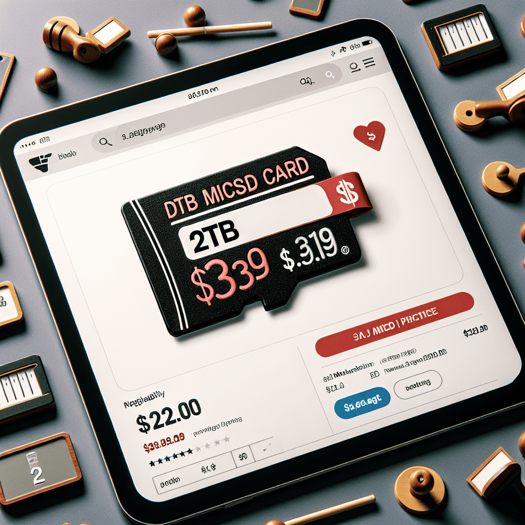 Unbeatable Deal: 2TB microSD Card at Lowest Price Ever with Negotiable Offers on Newegg