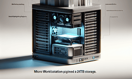 Unleashing Power: Minisforum's Micro Workstation with 24TB Storage and a Unique Copilot Button